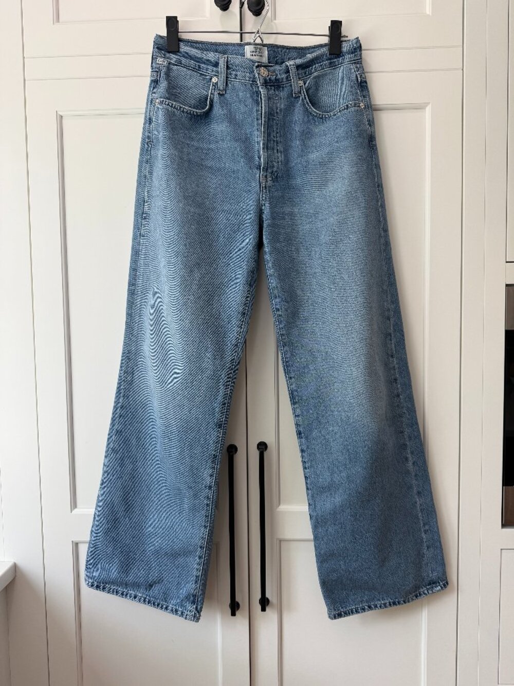 Citizens of Humanity Annina High Rise Wide Leg 30" Jeans, Wash Meuse